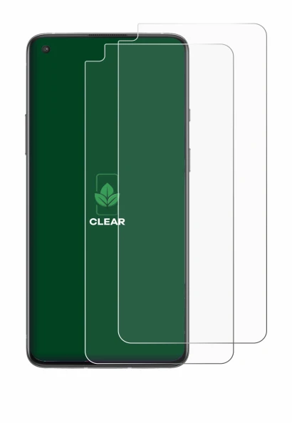 Abbildung des Geräts OnePlus 8T mit einer Vielzahl des Displayschutzes.