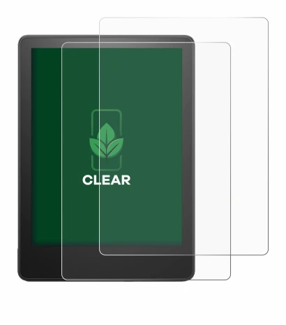 Abbildung des Geräts Amazon Kindle Paperwhite 2021 (11. Gen.) mit einer Vielzahl des Displayschutzes.