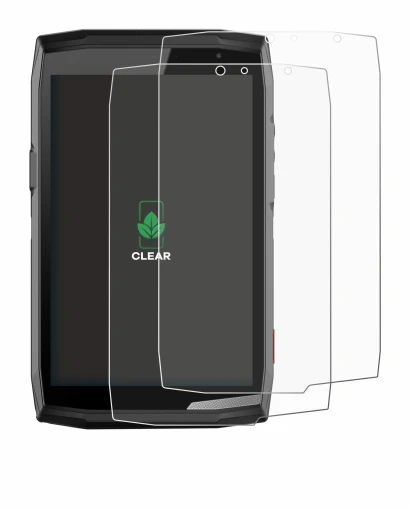 Abbildung des Geräts Crosscall Core T5 mit einer Vielzahl des Displayschutzes.