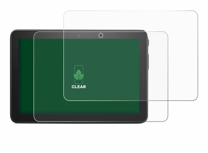 Abbildung des Geräts Amazon Fire 7 2022 mit einer Vielzahl des Displayschutzes.