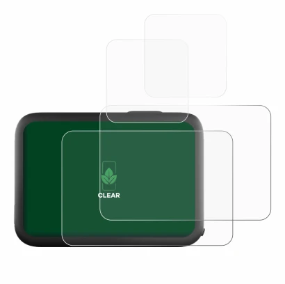 Abbildung des Geräts GoPro Hero 11 Black mit einer Vielzahl des Displayschutzes.