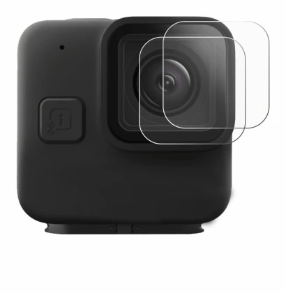Abbildung des Geräts GoPro Hero 11 mini Linse (Gehäuse) mit einer Vielzahl des Displayschutzes.
