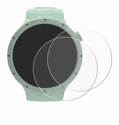 Abbildung des Geräts Swatch Big Bold Bioceramic mit einer Vielzahl des Displayschutzes.