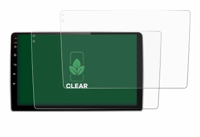 Abbildung des Geräts Junsun V1 pro 9" mit einer Vielzahl des Displayschutzes.