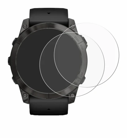 Abbildung des Geräts Garmin Epix Pro (Gen 2) (51 mm) mit einer Vielzahl des Displayschutzes.
