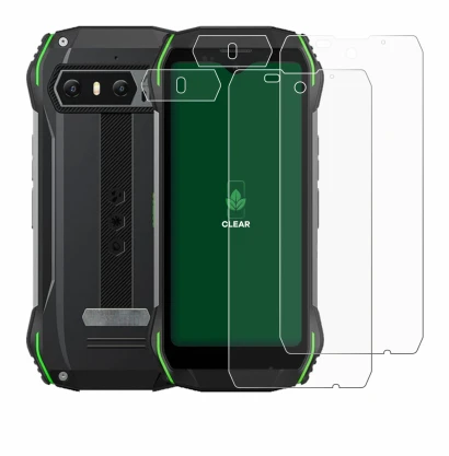 Abbildung des Geräts Blackview N6000 (Display+Kamera) mit einer Vielzahl des Displayschutzes.