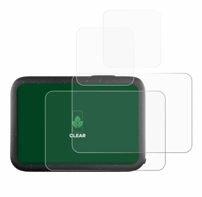 Abbildung des Geräts GoPro Hero 12 Black mit einer Vielzahl des Displayschutzes.