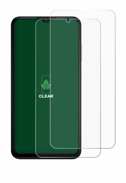 Abbildung des Geräts Nokia G42 5G mit einer Vielzahl des Displayschutzes.