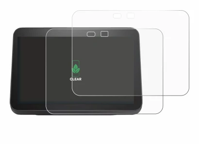 Abbildung des Geräts Amazon Echo Show 8 2023 (3. Gen.) mit einer Vielzahl des Displayschutzes.