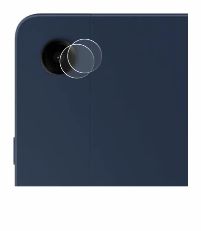 Abbildung des Geräts Samsung Galaxy Tab A9 Plus 5G (NUR Kameraschutz) mit einer Vielzahl des Displayschutzes.