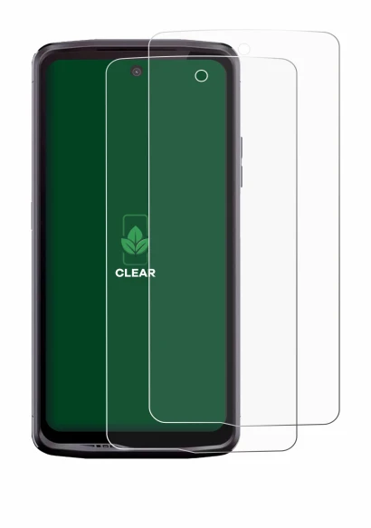 Abbildung des Geräts Crosscall Stellar X5 mit einer Vielzahl des Displayschutzes.