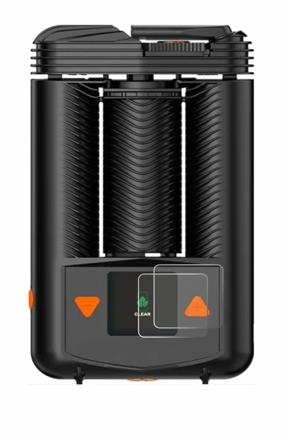 Abbildung des Geräts Storz & Bickel Mighty + mit einer Vielzahl des Displayschutzes.