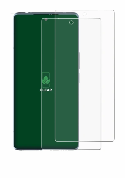 Abbildung des Geräts HTC U24 Pro mit einer Vielzahl des Displayschutzes.