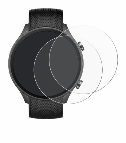 Abbildung des Geräts OnePlus watch 2R mit einer Vielzahl des Displayschutzes.
