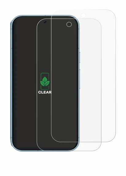Abbildung des Geräts Google Pixel 9 mit einer Vielzahl des Displayschutzes.