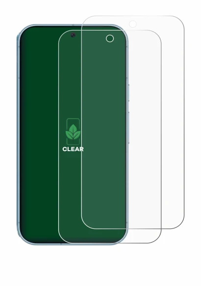 Abbildung des Geräts Google Pixel 9 Pro XL mit einer Vielzahl des Displayschutzes.