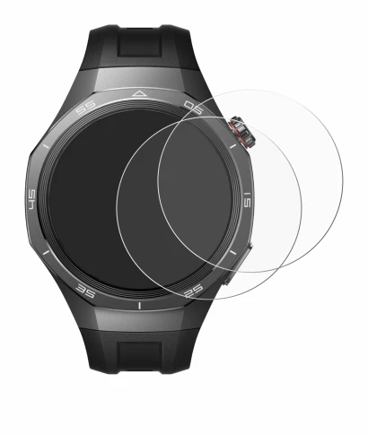 Abbildung des Geräts Huawei Watch GT 5 Pro (46 mm) mit einer Vielzahl des Displayschutzes.