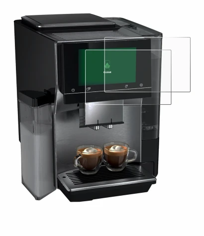 Abbildung des Geräts Siemens EQ700 mit einer Vielzahl des Displayschutzes.
