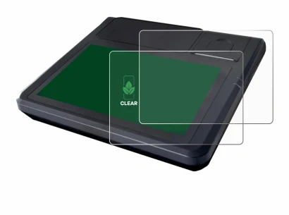 Abbildung des Geräts Techfive ECR 100 mit einer Vielzahl des Displayschutzes.