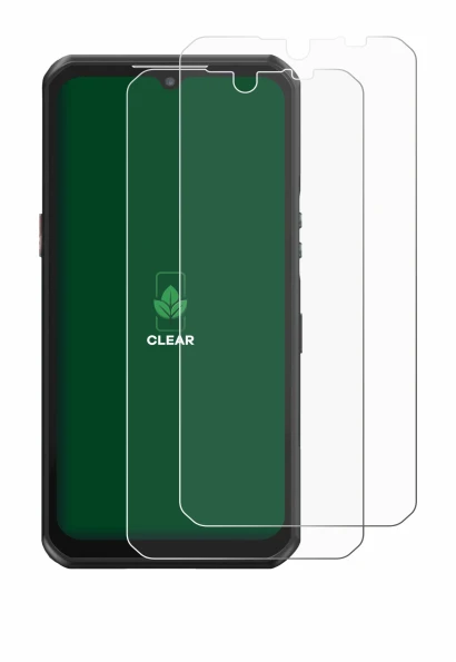 Abbildung des Geräts Oukitel WP39 mit einer Vielzahl des Displayschutzes.