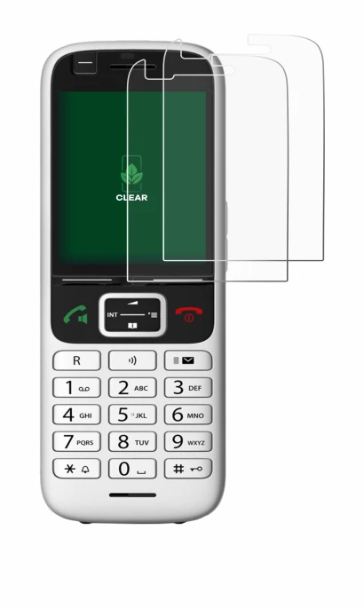 Abbildung des Geräts Unify OpenScape S6 mit einer Vielzahl des Displayschutzes.