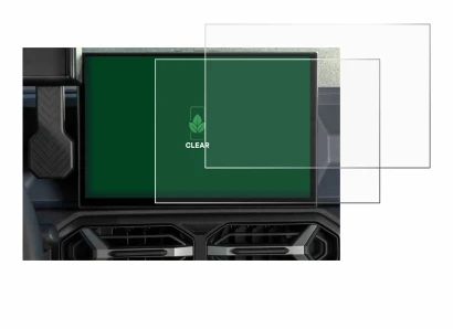 Abbildung des Geräts Dacia Duster Infotainment System (2024) mit einer Vielzahl des Displayschutzes.