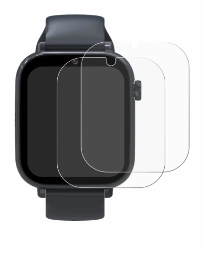 Abbildung des Geräts Forever Kids Smartwatch mit einer Vielzahl des Displayschutzes.
