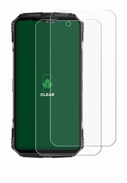 Abbildung des Geräts Doogee S118 Pro mit einer Vielzahl des Displayschutzes.