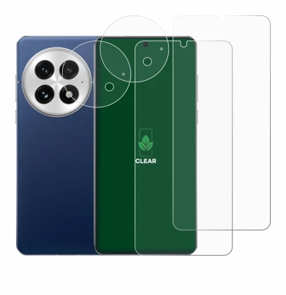 Abbildung des Geräts OnePlus 13 (Display+Kamera) mit einer Vielzahl des Displayschutzes.