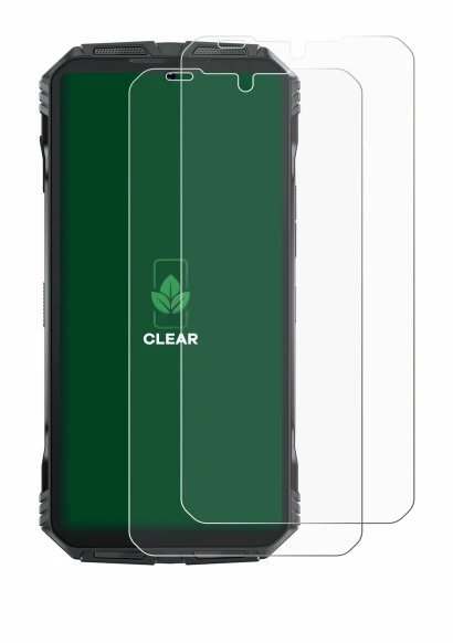 Abbildung des Geräts Doogee S Punk Pro mit einer Vielzahl des Displayschutzes.