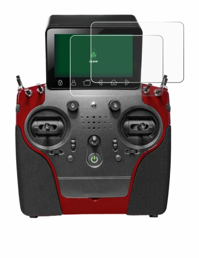 Abbildung des Geräts PowerBox Systems Atom mit einer Vielzahl des Displayschutzes.