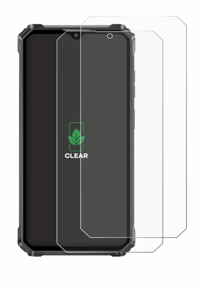 Abbildung des Geräts Oukitel G1 mit einer Vielzahl des Displayschutzes.