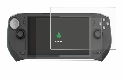 Abbildung des Geräts Zotac Gaming Zone mit einer Vielzahl des Displayschutzes.