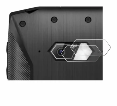 Abbildung des Geräts Crosscall Core-M5 (NUR Kameraschutz) mit einer Vielzahl des Displayschutzes.