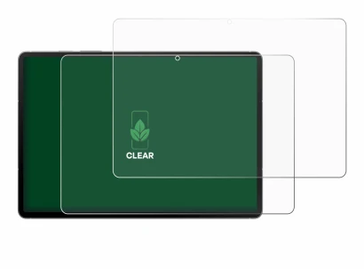 Abbildung des Geräts Samsung Galaxy Tab S10 FE 5G mit einer Vielzahl des Displayschutzes.