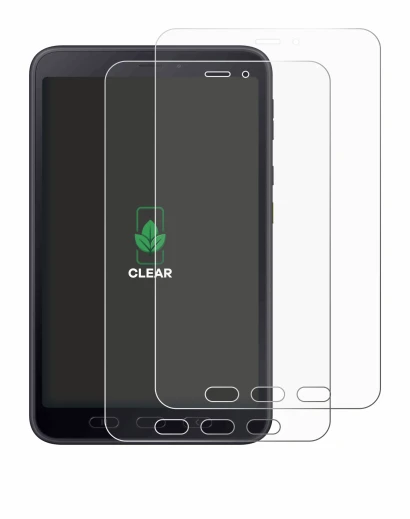 Abbildung des Geräts Samsung galaxy Tab Active 5 5G Enterprise Edition mit einer Vielzahl des Displayschutzes.