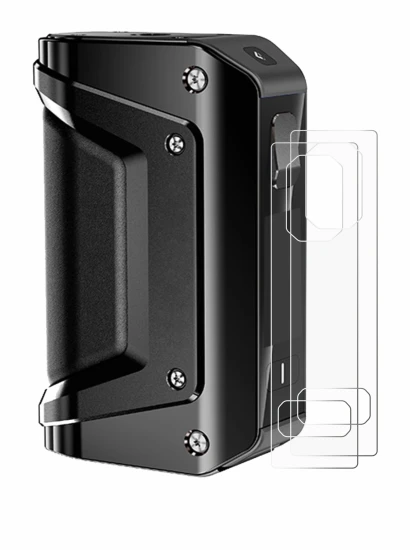 Abbildung des Geräts GeekVape Aegis Legend 3 mit einer Vielzahl des Displayschutzes.