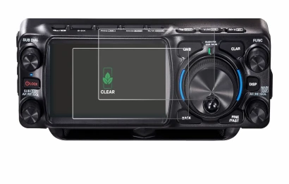 Abbildung des Geräts Yaesu FTX-1 mit einer Vielzahl des Displayschutzes.