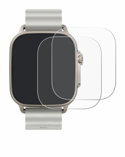 Abbildung des Geräts realme Watch 5 mit einer Vielzahl des Displayschutzes.