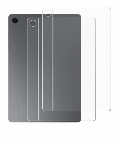 Abbildung des Geräts Samsung Galaxy Tab A11 Plus 5G 11" (Rückseite) mit einer Vielzahl des Displayschutzes.
