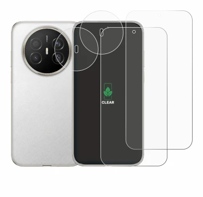 Abbildung des Geräts Huawei Mate 70 Air (Display+Kamera) mit einer Vielzahl des Displayschutzes.