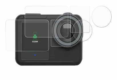 Abbildung des Geräts SVBONY SVGO3 4K mit einer Vielzahl des Displayschutzes.