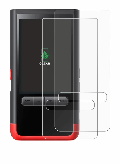 Abbildung des Geräts ThermoMaven P2 mit einer Vielzahl des Displayschutzes.