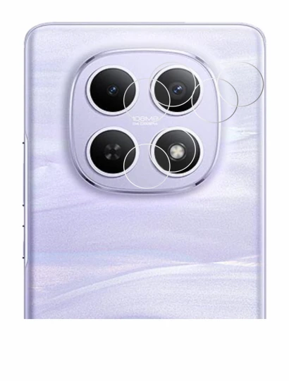 Abbildung des Geräts Xiaomi Redmi Note 15 5G (NUR Kamera) mit einer Vielzahl des Displayschutzes.