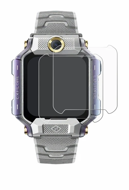 Abbildung des Geräts Imoo Watch Phone X10 mit einer Vielzahl des Displayschutzes.