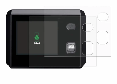 Abbildung des Geräts SkyRC MC5000 mit einer Vielzahl des Displayschutzes.