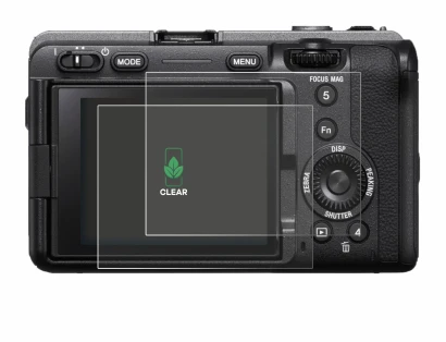 Abbildung des Geräts Sony FX3A (ILME‑FX3A) mit einer Vielzahl des Displayschutzes.