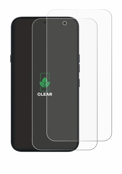 Abbildung des Geräts Nothing Phone (4a) Pro mit einer Vielzahl des Displayschutzes.