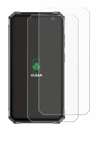 Abbildung des Geräts Oukitel G7 mit einer Vielzahl des Displayschutzes.