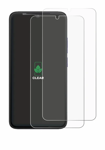 Abbildung des Geräts TCL K70 SE mit einer Vielzahl des Displayschutzes.
